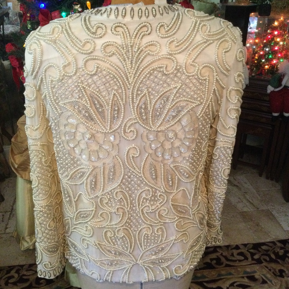 Adrianna Papell Pearl Jacket - Picture 5 of 7